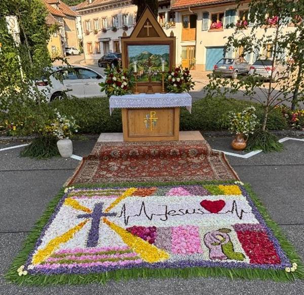 Fronleichnamsaltar in Schönau